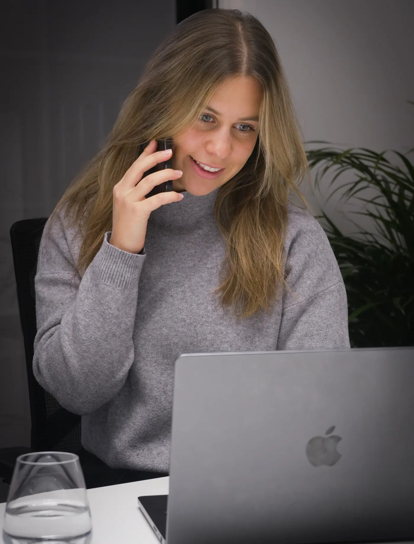 Kundengespräch am Telefon