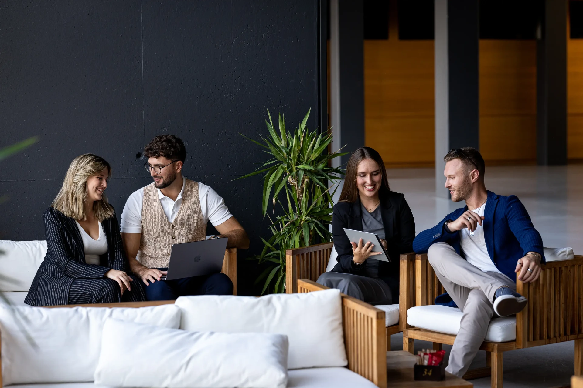 The Web and Grow team collaborating